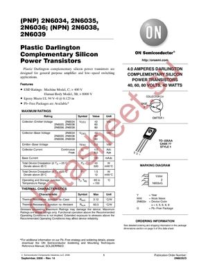 2N6034G datasheet  